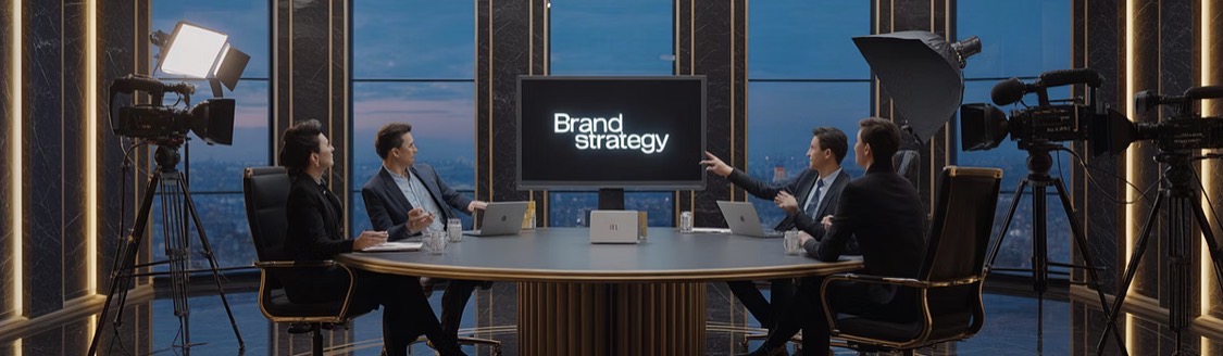 Branding television studio